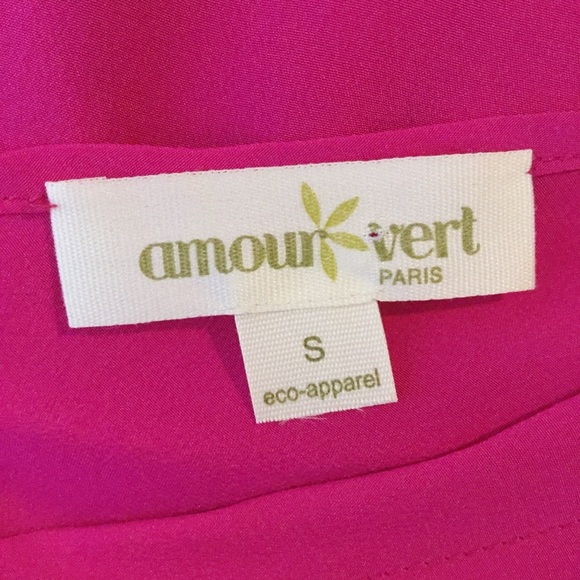 Amour Vert Pink Dress NWOT Size Nall - Picture 7 of 7